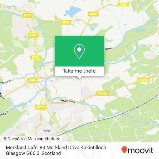 Merkland Cafe, 83 Merkland Drive Kirkintilloch Glasgow G66 3 map
