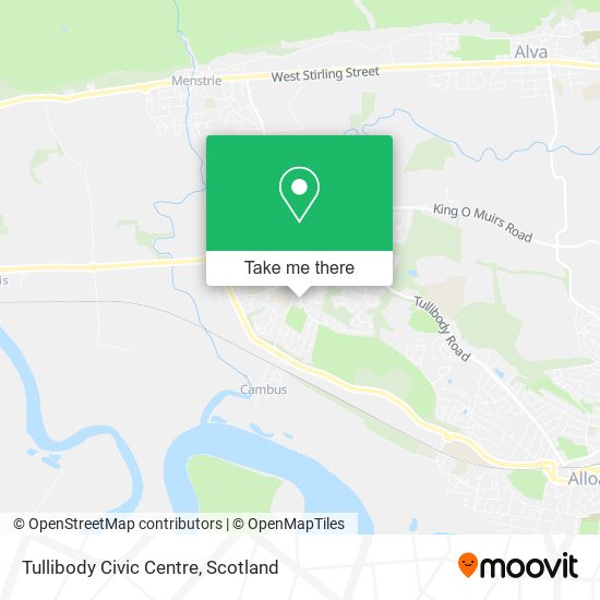 Tullibody Civic Centre map