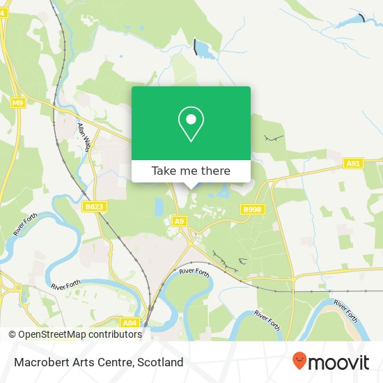 Macrobert Arts Centre map