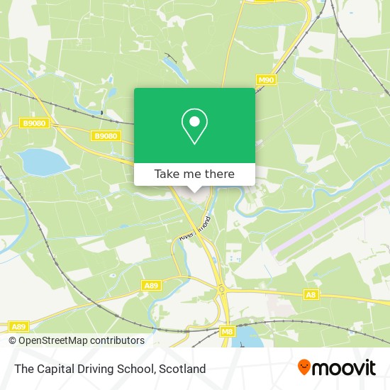 The Capital Driving School map