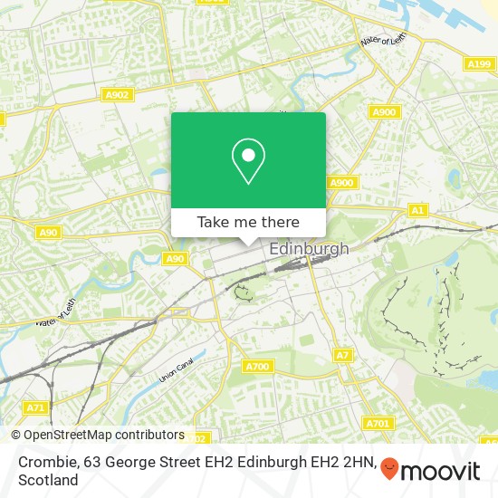 Crombie, 63 George Street EH2 Edinburgh EH2 2HN map