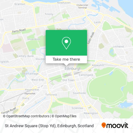 St Andrew Square (Stop Yd), Edinburgh map