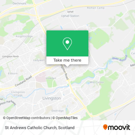 St Andrews Catholic Church map