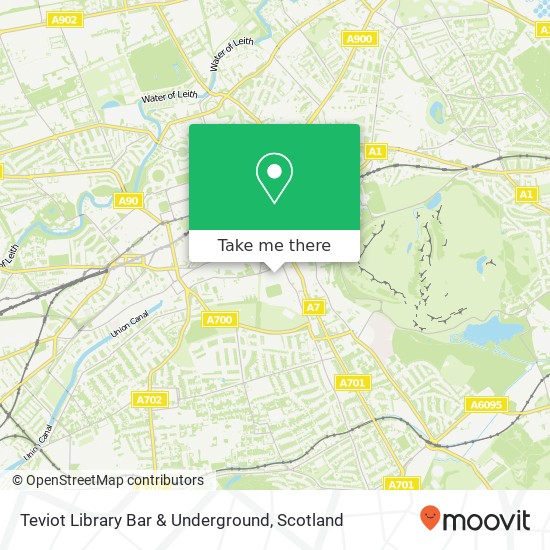 Teviot Library Bar & Underground map