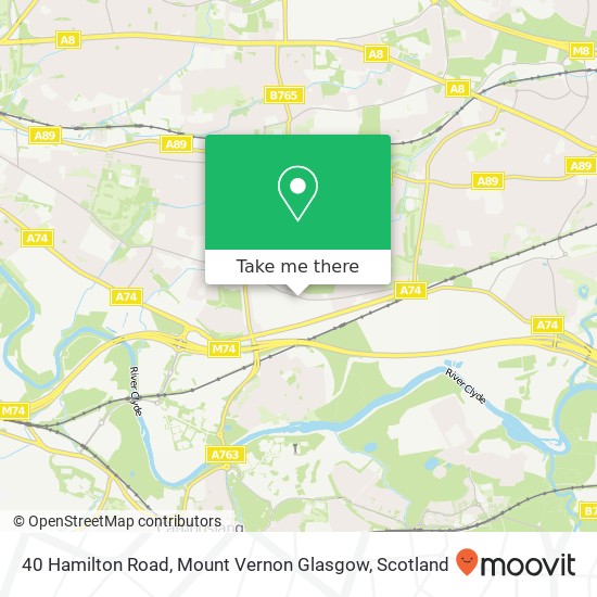 40 Hamilton Road, Mount Vernon Glasgow map
