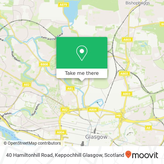 40 Hamiltonhill Road, Keppochhill Glasgow map