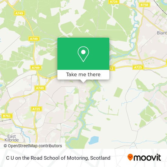 C U on the Road School of Motoring map