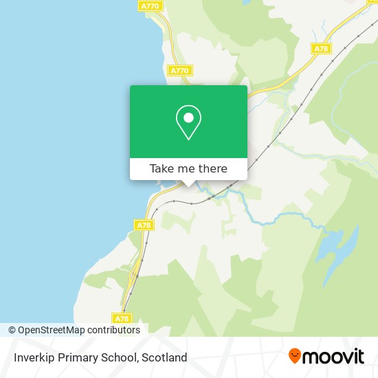 Inverkip Primary School map