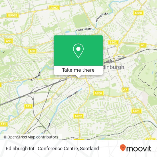 Edinburgh Int'l Conference Centre map