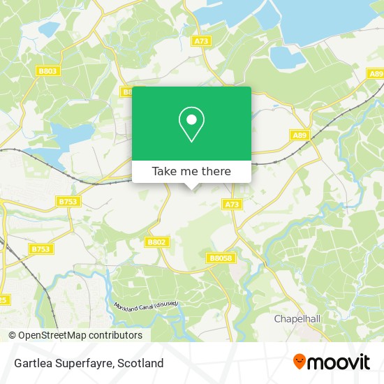 Gartlea Superfayre map