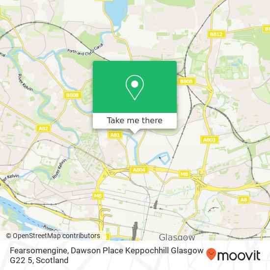 Fearsomengine, Dawson Place Keppochhill Glasgow G22 5 map