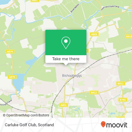 Carluke Golf Club map