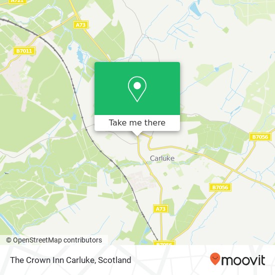 The Crown Inn Carluke map