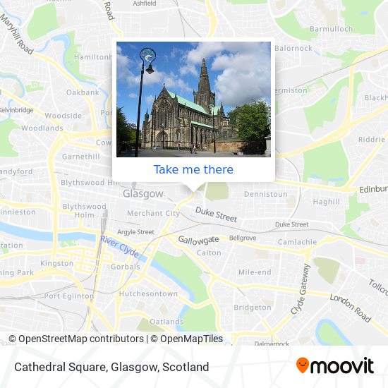 Cathedral Square, Glasgow map