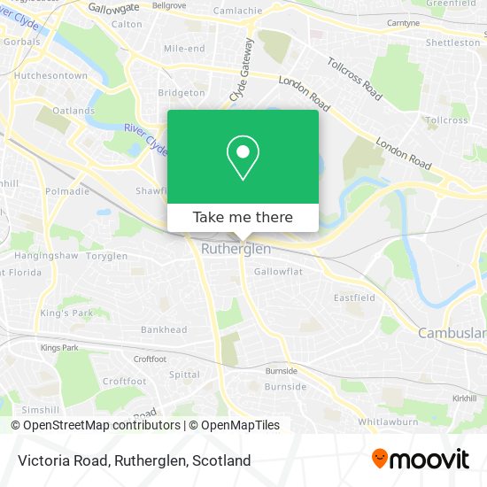 Victoria Road, Rutherglen map