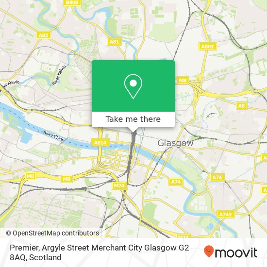 Premier, Argyle Street Merchant City Glasgow G2 8AQ map
