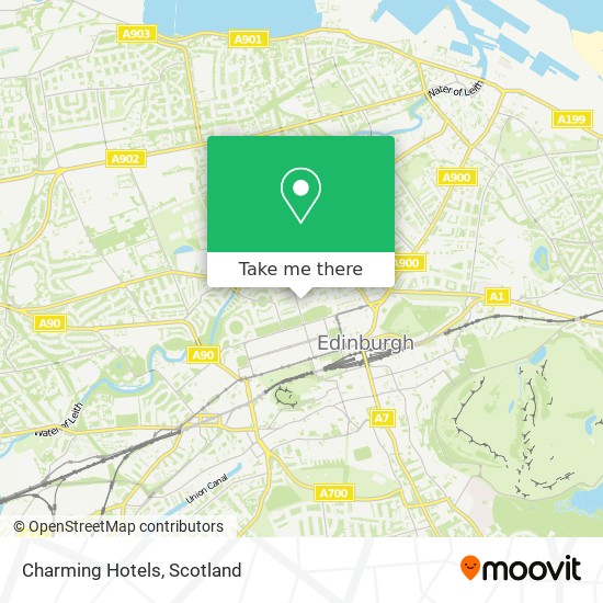 Charming Hotels map