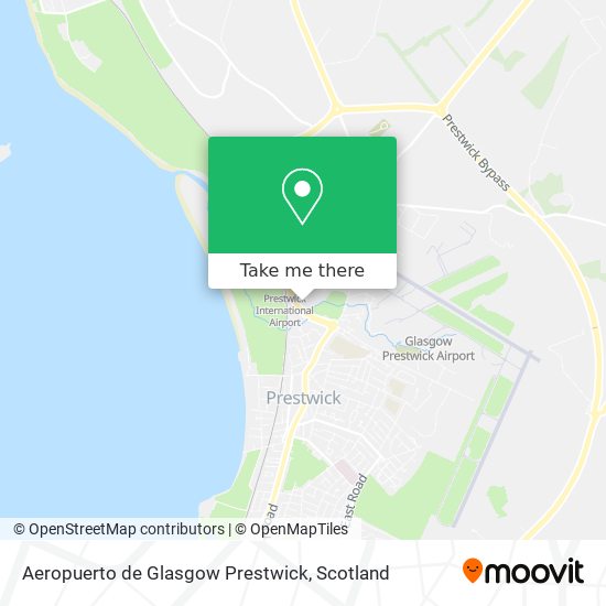 Aeropuerto de Glasgow Prestwick map