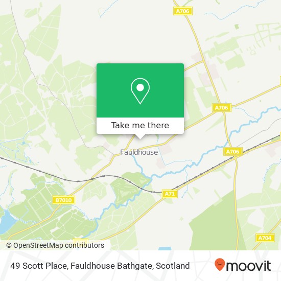 49 Scott Place, Fauldhouse Bathgate map