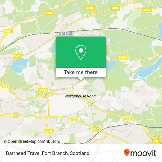 Barrhead Travel Fort Branch map