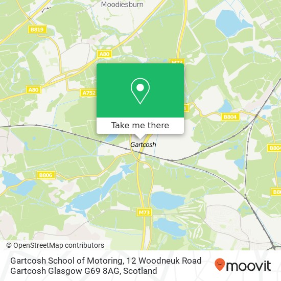 Gartcosh School of Motoring, 12 Woodneuk Road Gartcosh Glasgow G69 8AG map