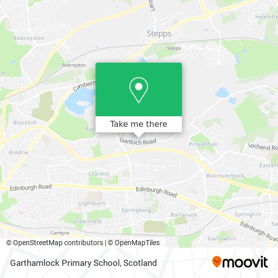 Garthamlock Primary School map