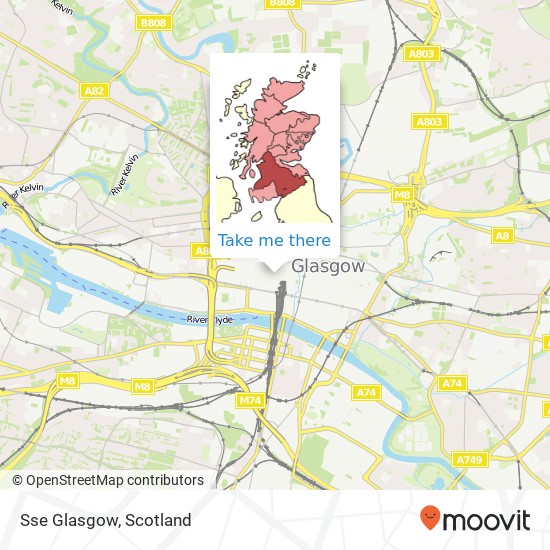 Sse Glasgow map