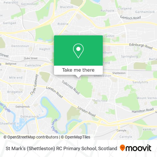 St Mark's (Shettleston) RC Primary School map