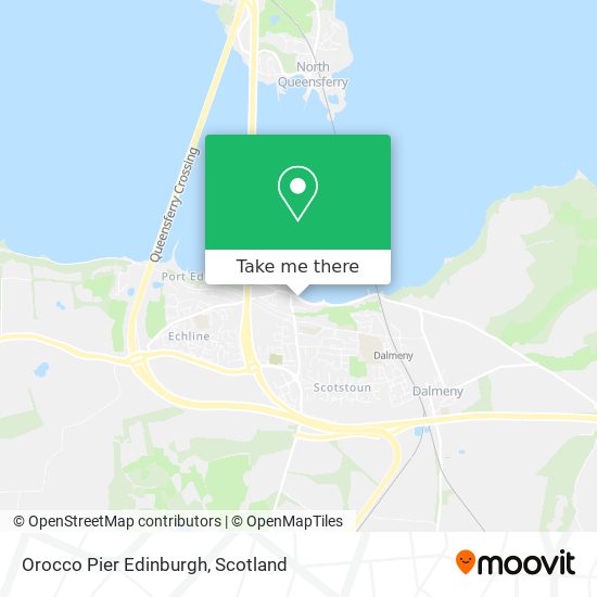 Orocco Pier Edinburgh map