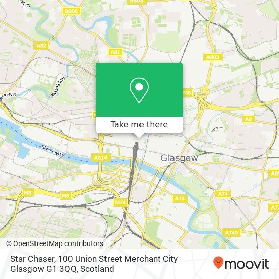 Star Chaser, 100 Union Street Merchant City Glasgow G1 3QQ map