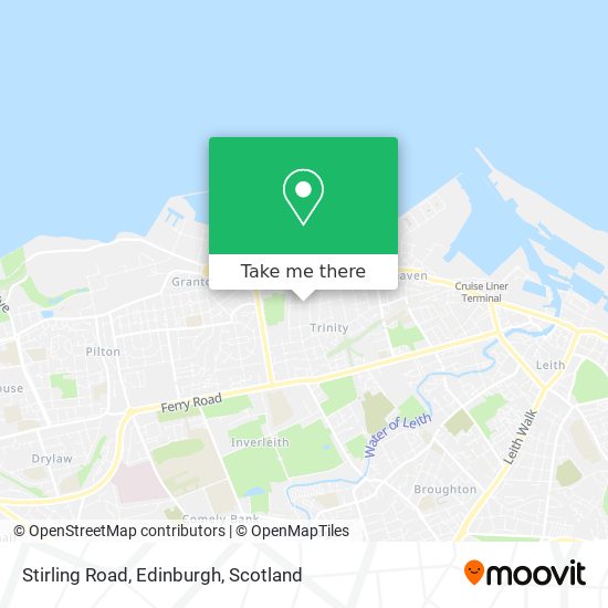 Stirling Road, Edinburgh map