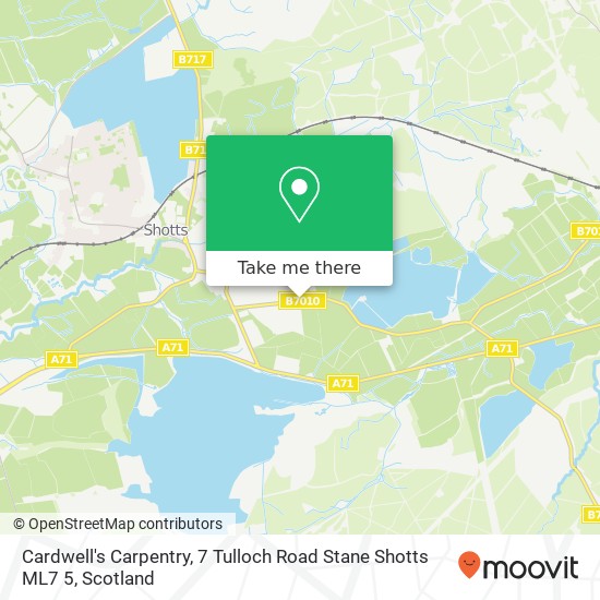 Cardwell's Carpentry, 7 Tulloch Road Stane Shotts ML7 5 map