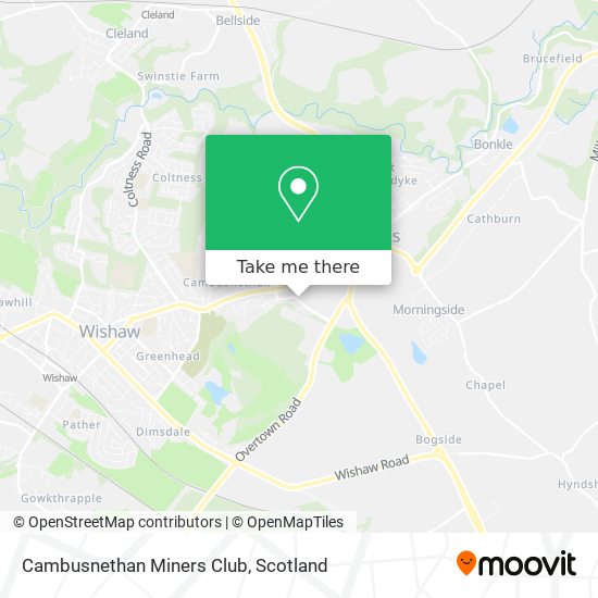 Cambusnethan Miners Club map