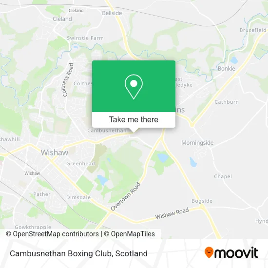 Cambusnethan Boxing Club map