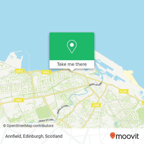 Annfield, Edinburgh map