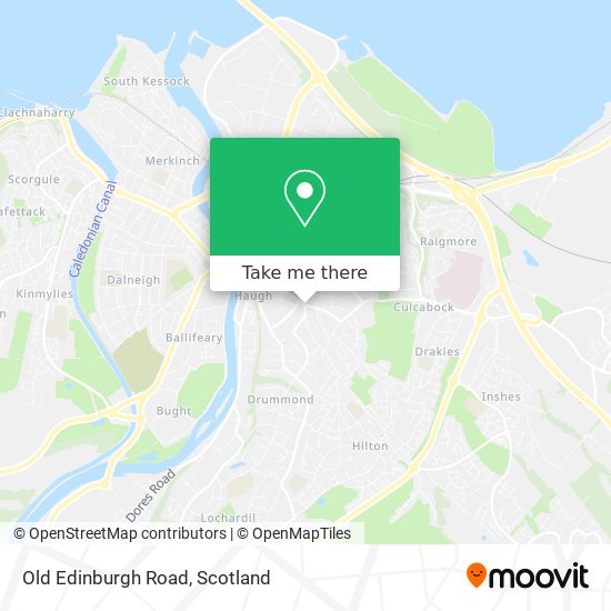 Old Edinburgh Road map