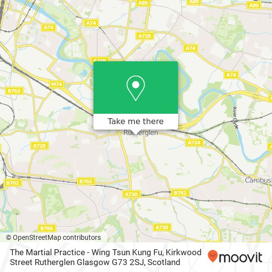 The Martial Practice - Wing Tsun Kung Fu, Kirkwood Street Rutherglen Glasgow G73 2SJ map