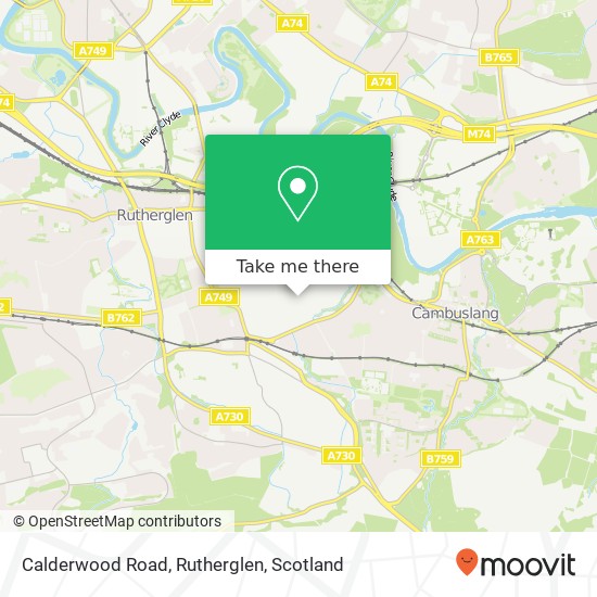 Calderwood Road, Rutherglen map