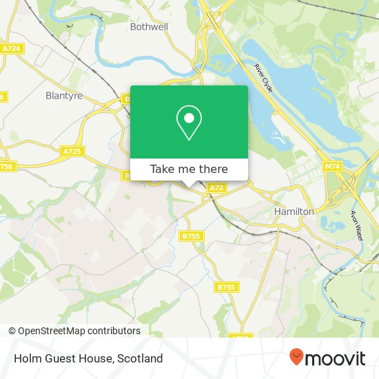 Holm Guest House map