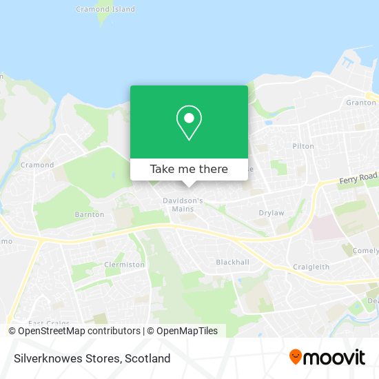 Silverknowes Stores map