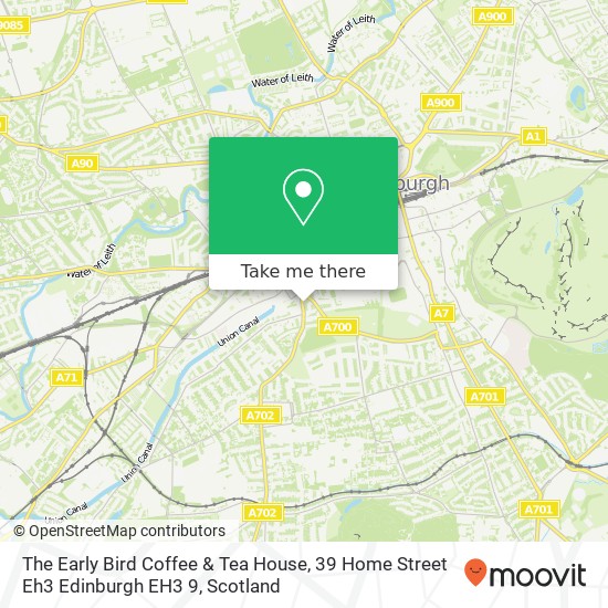 The Early Bird Coffee & Tea House, 39 Home Street Eh3 Edinburgh EH3 9 map