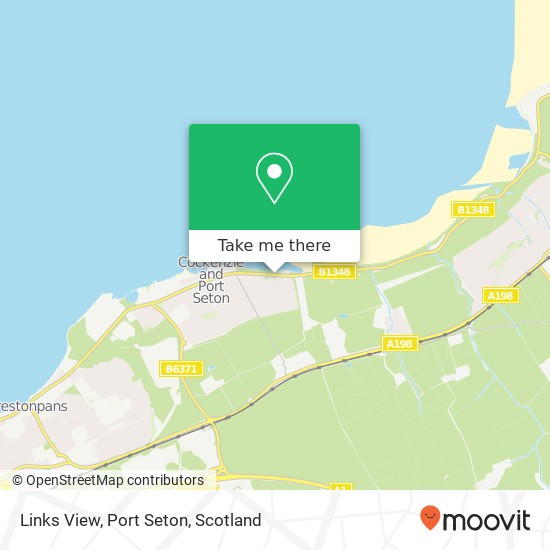 Links View, Port Seton map