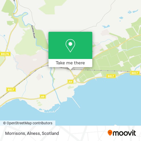 Morrisons, Alness map