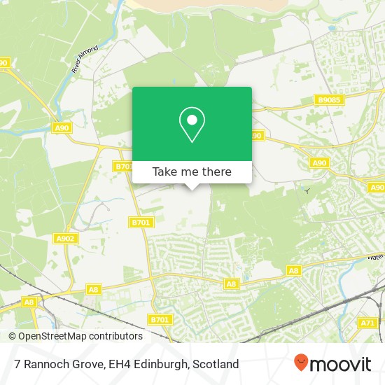 7 Rannoch Grove, EH4 Edinburgh map