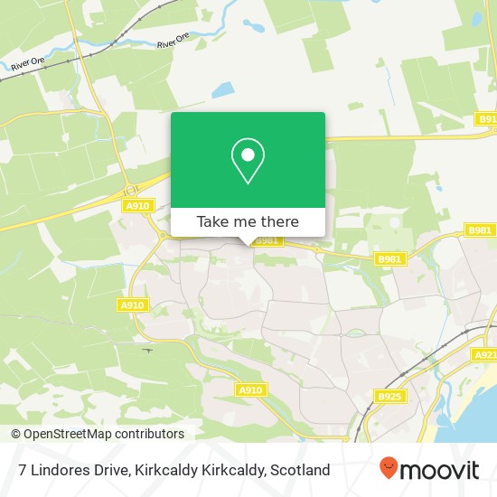 7 Lindores Drive, Kirkcaldy Kirkcaldy map