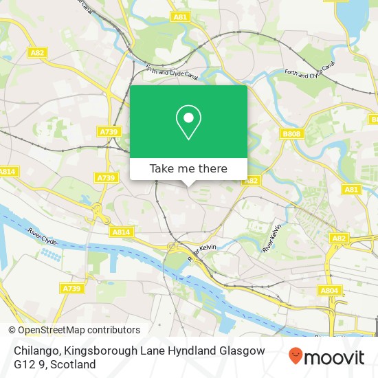 Chilango, Kingsborough Lane Hyndland Glasgow G12 9 map