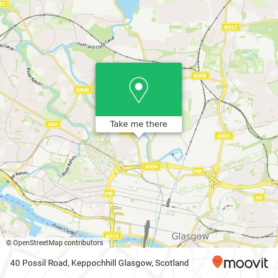 40 Possil Road, Keppochhill Glasgow map