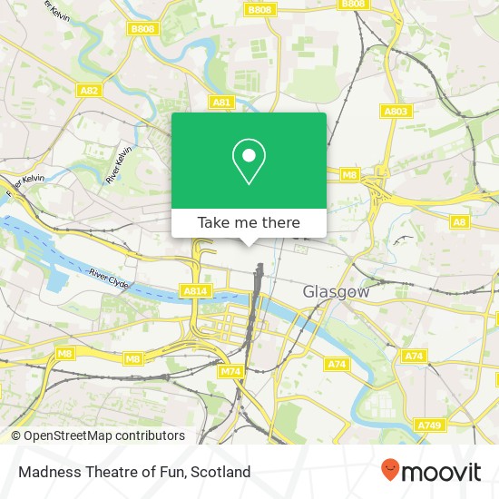 Madness Theatre of Fun map