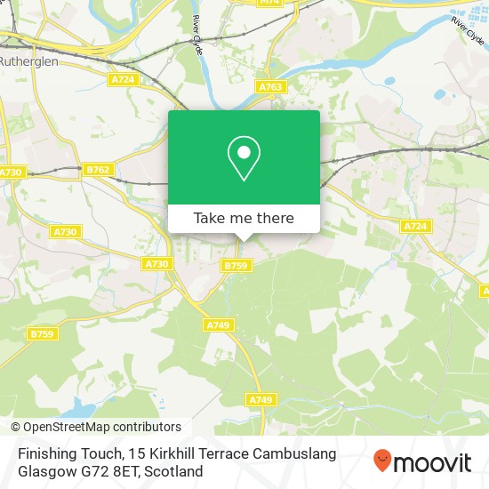 Finishing Touch, 15 Kirkhill Terrace Cambuslang Glasgow G72 8ET map