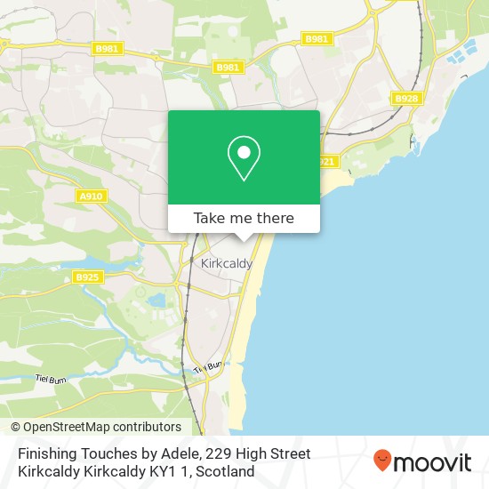 Finishing Touches by Adele, 229 High Street Kirkcaldy Kirkcaldy KY1 1 map